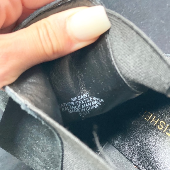 Marc Fisher Black Suede Ankle Bootie Saint Chelsea - Picture 9 of 9